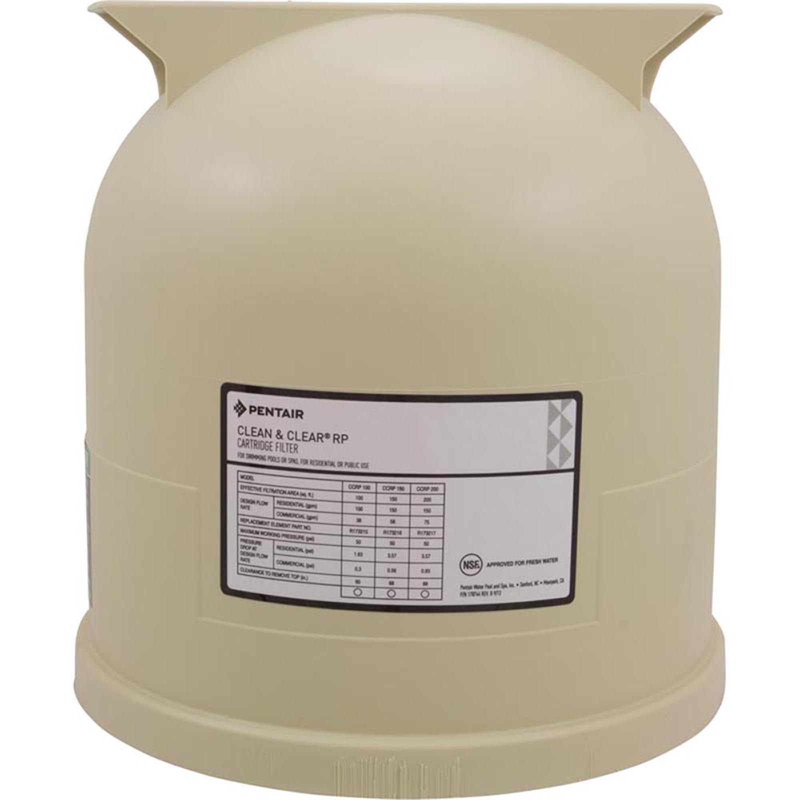 178546Z Lid Replacement Clean & Clear RP Filter 150, 200 sq