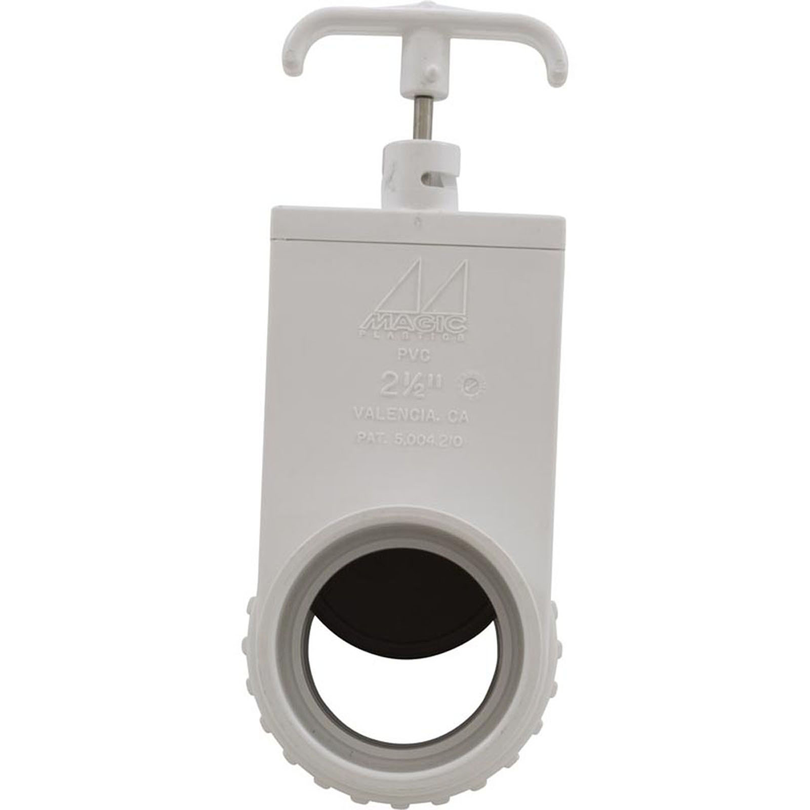 Gate Valve, UniBody, Magic Plastics, 2-1/2